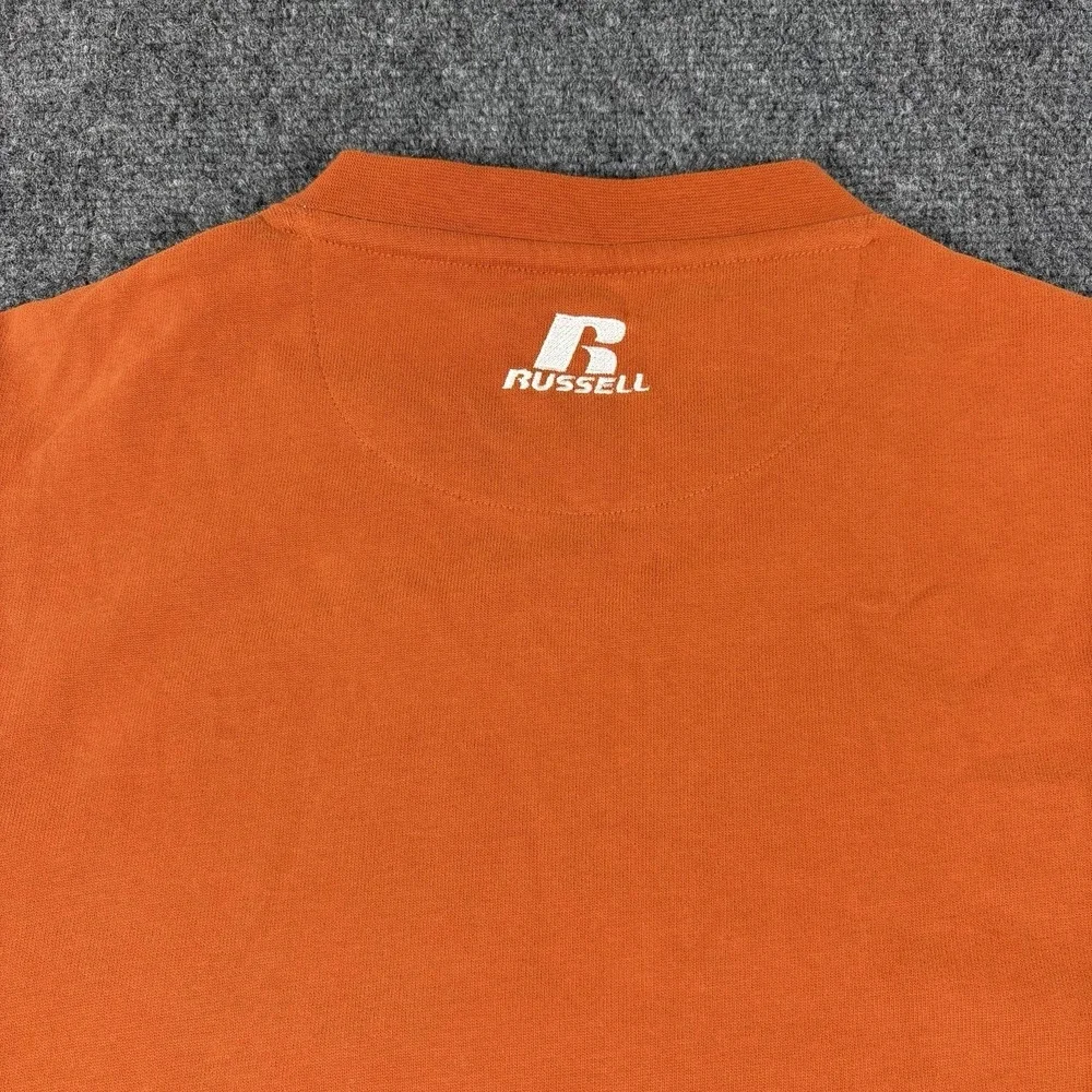 University Of Texas Longhorns UT Sz L Orange Logo Vest Mens NCAA Football